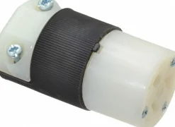 Straight Blade Connector: 5-20R, 125VAC, Black & White