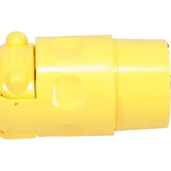 Straight Blade Connector: Residential, 5-15R, 125VAC, Yellow