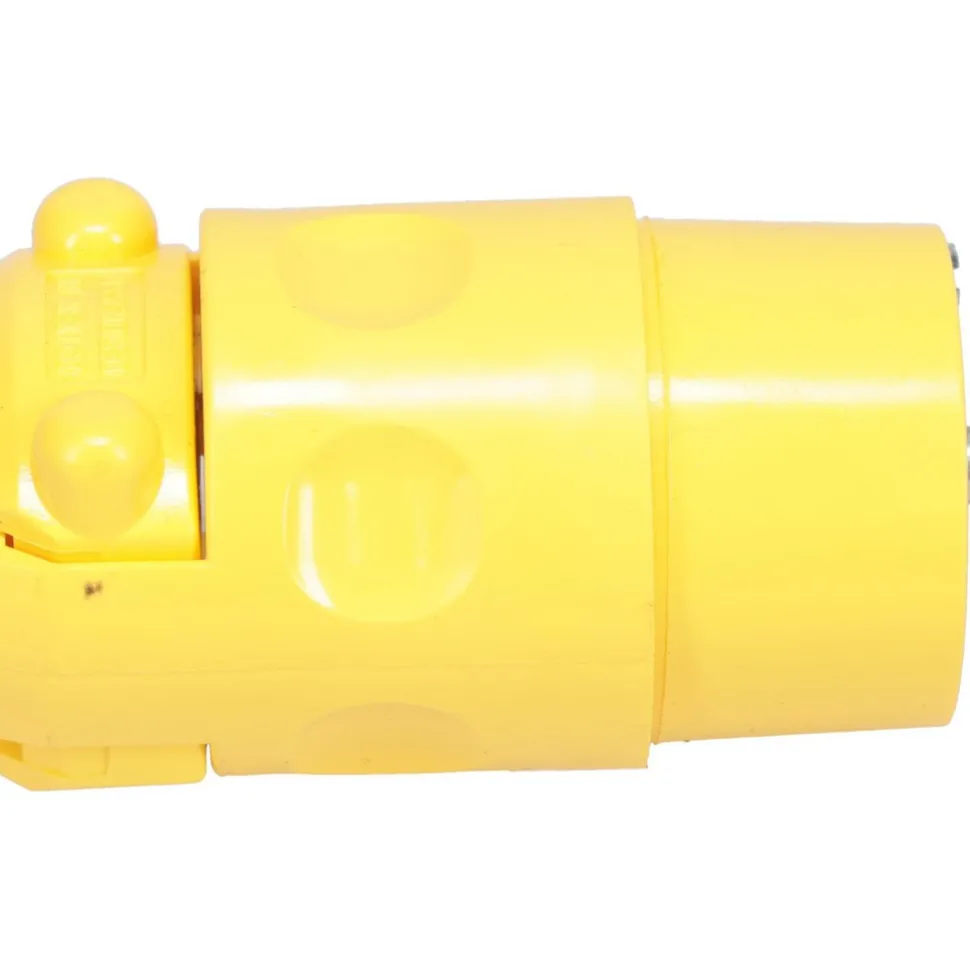 Straight Blade Connector: Residential, 5-15R, 125VAC, Yellow