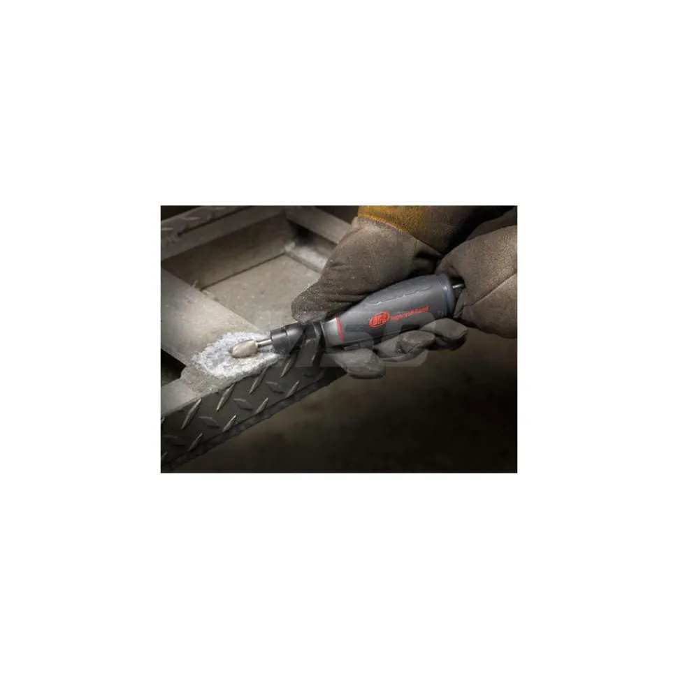 Straight Air Die Grinder: 0.4 hp, 25000 RPM, 1/4" Collet, Rear Exhaust