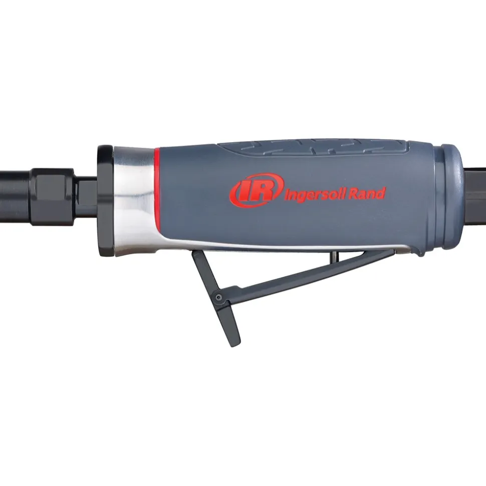 Straight Air Die Grinder: 0.4 hp, 25000 RPM, 1/4" Collet, Rear Exhaust
