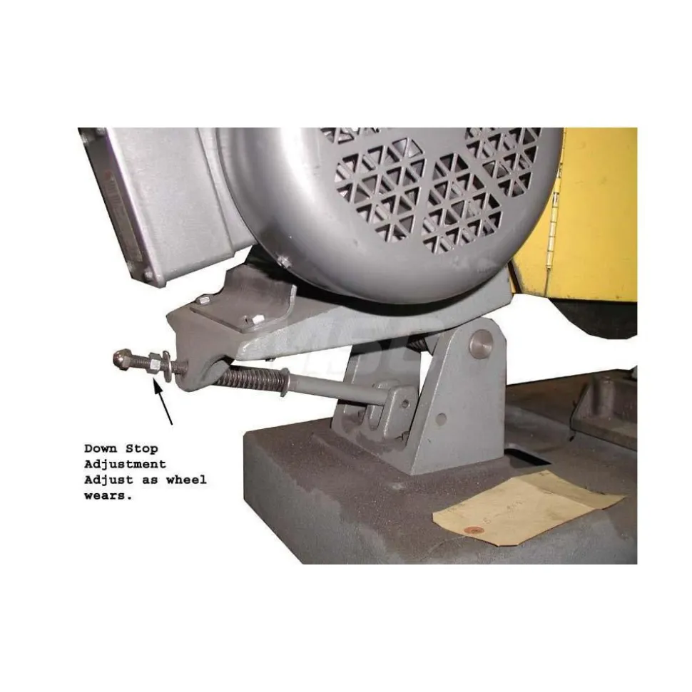 Straight Chop & Cut-Off Saw: 14" Blade Dia, 1" Arbor Hole, 5 hp, 4,400 RPM