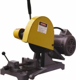 Straight Chop & Cut-Off Saw: 10" Blade Dia, 5/8" Arbor Hole, 3 hp, 3,450 RPM