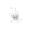 Straight Chop & Cut-Off Saw: 10" Blade Dia, 5/8" Arbor Hole, 3 hp, 3,450 RPM