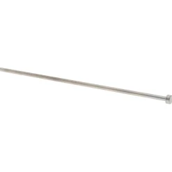 Straight Ejector Pin: 1/8" Pin Dia, 6" OAL, Steel
