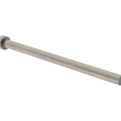 Straight Ejector Pin: 3/8" Pin Dia, 6" OAL, Steel
