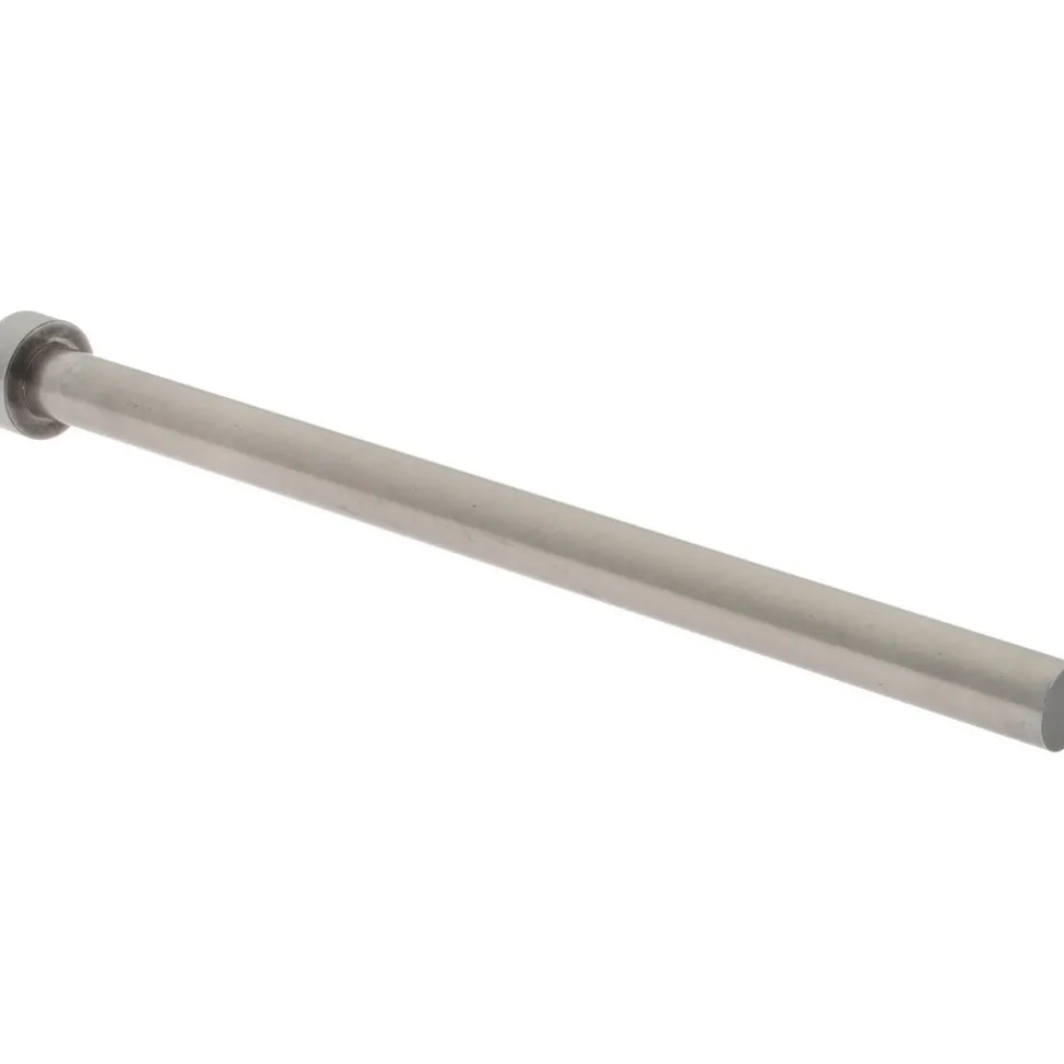 Straight Ejector Pin: 3/8" Pin Dia, 6" OAL, Steel