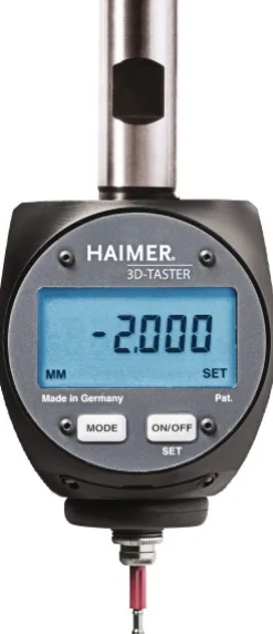 3/4" Straight Shank, 0.2" Point Dia, Electronic Positioning Indicator