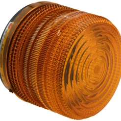 Strobe Light: Amber, Surface Mount, 24VDC