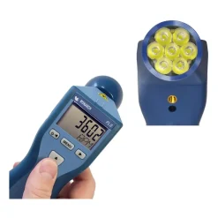 Stroboscopes: Stroboscope Type: Pocket LED Strobe; Minimum Flashes Per Minute: 30; Maximum Flashes Per Minute: 300000; Meter Length: 9