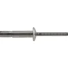 Structural with Locking Stem Blind Rivet: Size 810, Dome Head, Stainless Steel Body, Stainless Steel Mandrel