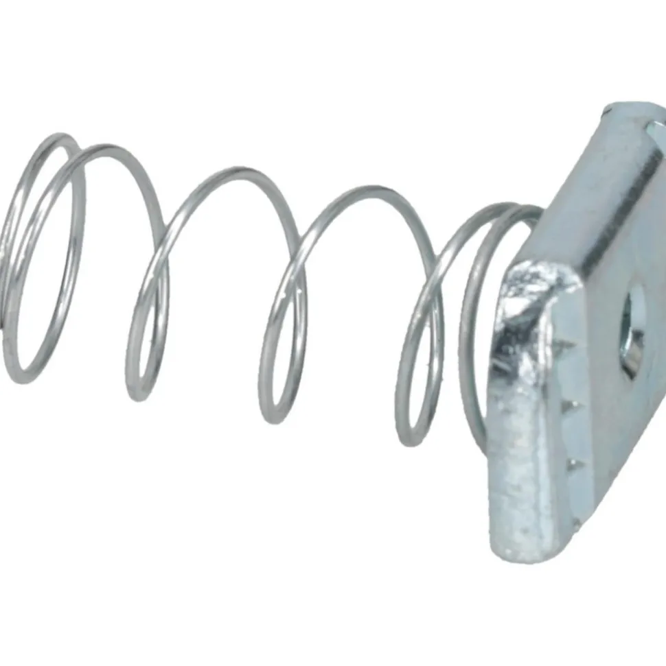Strut Channel Regular Spring Nut: Use with Thomas & Betts - Channel Type A Only, 1/4" Bolt