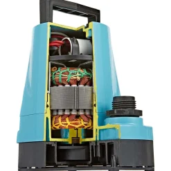 Submersible Pump: 2 Amp Rating, Semi-Open Impeller, 60 Hz. 26' Shut-off