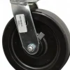 Swivel Top Plate Caster: Phenolic, 8" Wheel Dia, 2" Wheel Width, 1,250 lb Capacity, 9-1/2" OAH