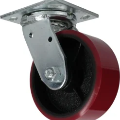 Swivel Top Plate Caster: Polyurethane, 5