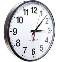 Synchronized Analog Wall Clock, Wireless, 13
