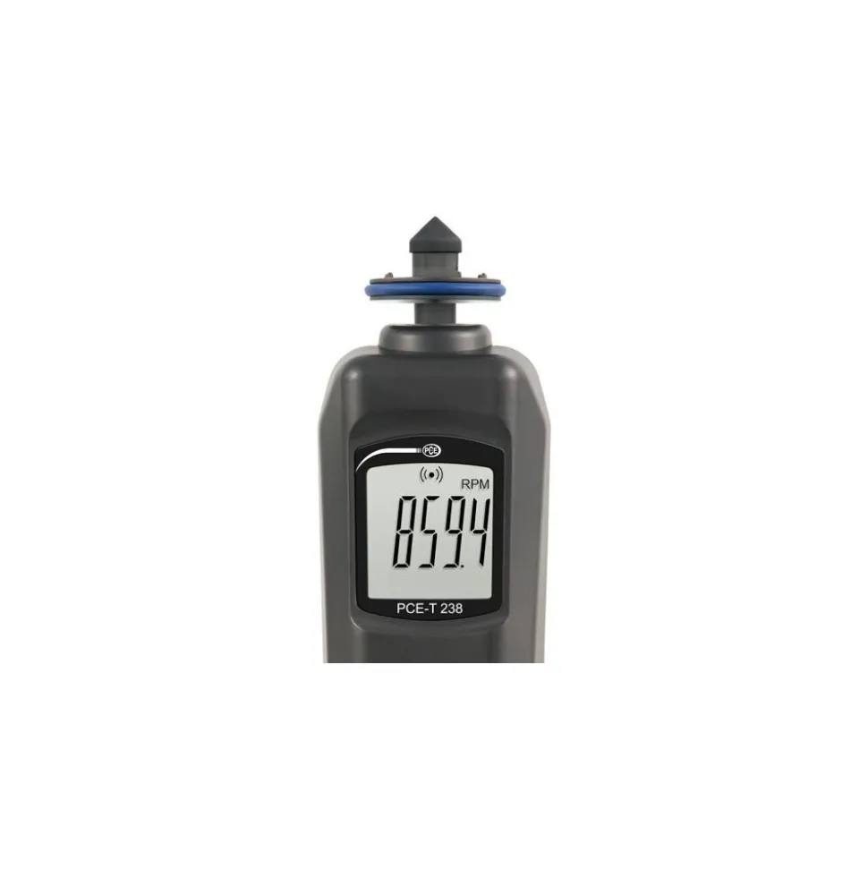 Tachometers; Tachometer Type: Digital Display; Photo/Contact Tachometer; Laser Tachometer; Non-Contact; Rotary Adapter; Contact; Minimum Measurement (RPM): 0.05 rpm; Maximum Measurement (RPM): 99999 rpm; Minimum Target Distance: 50 mm; Maximum Target Distance: 1500 mm; Accuracy (%): 0.1%