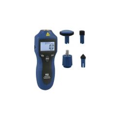 Tachometers; Tachometer Type: Digital Display; Rotary Adapter; Contact; Minimum Measurement (RPM): 2 rpm; Maximum Measurement (RPM): 99999 rpm; Minimum Target Distance: 50 mm; Maximum Target Distance: 500 mm; Accuracy (%): 0.05%; Minimum Resolution (RPM): 0.1 rpm; Maximum Resolution (RPM): 1 rpm