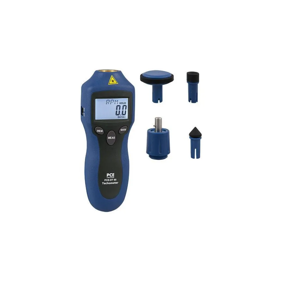 Tachometers; Tachometer Type: Digital Display; Rotary Adapter; Contact; Minimum Measurement (RPM): 2 rpm; Maximum Measurement (RPM): 99999 rpm; Minimum Target Distance: 50 mm; Maximum Target Distance: 500 mm; Accuracy (%): 0.05%; Minimum Resolution (RPM): 0.1 rpm; Maximum Resolution (RPM): 1 rpm