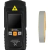 Tachometers: Tachometer Type: Non-Contact; Accuracy: .1; Display Type: LCD; Minimum Measurement: 2.5