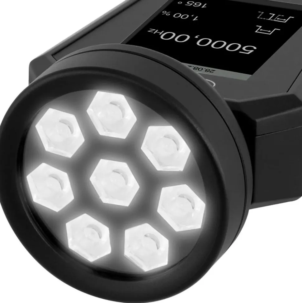 Tachometers: Tachometer Type: Non-Contact; Accuracy: ±0.003% of Reading or ±1 LSD; Display Type: LCD; Minimum Measurement: 60 fpm