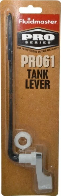 Tank Levers: Arm Length: 9-1/4; Style: Bends/Trims to fit; Handle Type: Chrome Finished