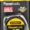 Tape Measure: 35' Long, 1" Width, Yellow Blade