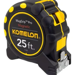 Tape Measure: 25' Long, 1" Width, Yellow Blade