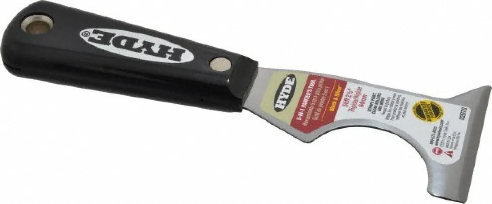 Taping Knife: Carbon Steel, 2-1/2" Wide