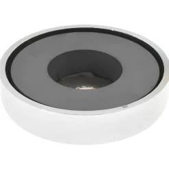 10-24 Tap, 10 kg Average Pull Force, 2" Dia, 3/8" High, Ceramic Pot Magnet