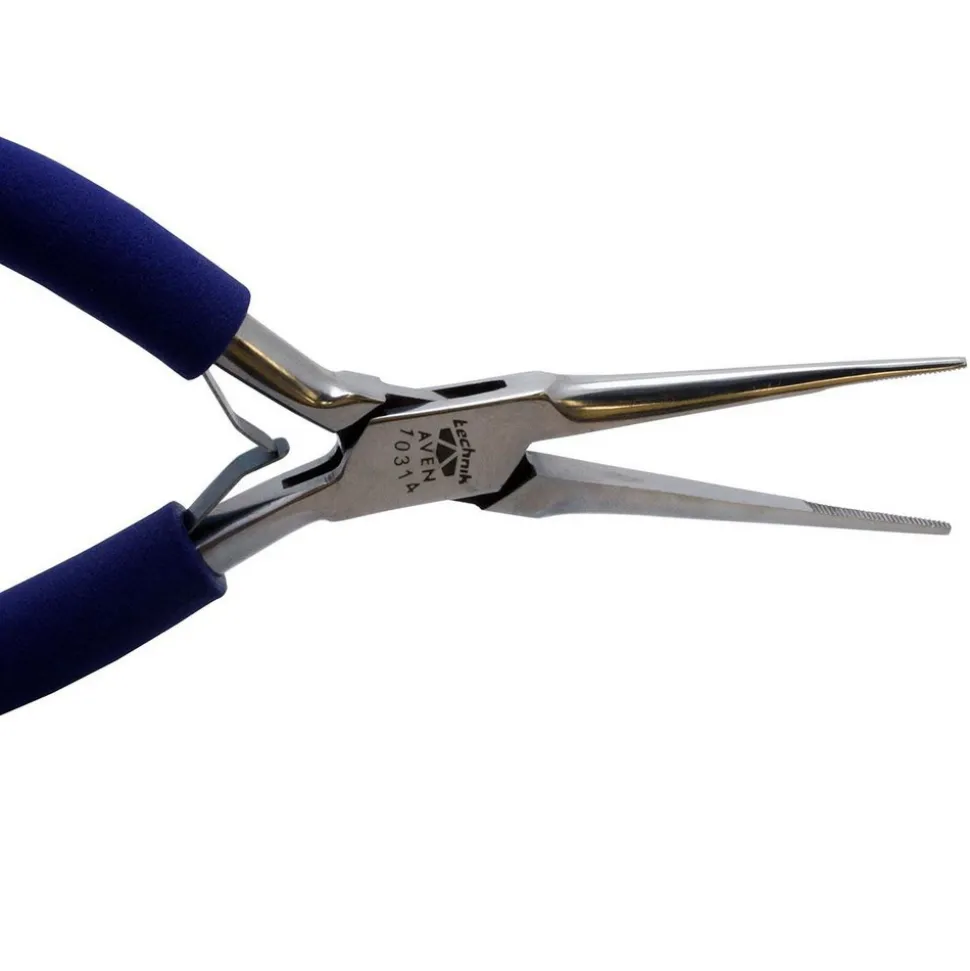 5.75" Technik Stainless Steel Pliers Needle Nose, Serrated Jaws