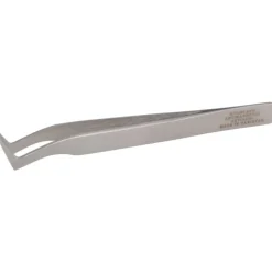 4.25" Tecknik Tweezers: Style 6, Stainless Steel, Anti-Magnetic, Anti-Acid