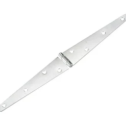 Tee & Strap Hinges: Finish/Coating: Zinc; Hinge Material: Steel; Range Of Motion: 180