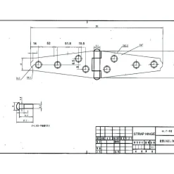 Tee & Strap Hinges: Finish/Coating: Zinc; Hinge Material: Steel; Range Of Motion: 180