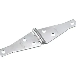 Tee & Strap Hinges: Finish/Coating: Zinc; Hinge Material: Steel; Range Of Motion: 180