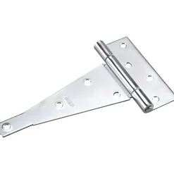 Tee & Strap Hinges: Finish/Coating: Zinc; Hinge Material: Steel; Range Of Motion: 180