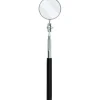 Telescoping Inspection Mirror: Round, Glass Mirror, Vinyl Handle