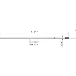 TGFH Single End Neutral Indexable Cutoff Blade