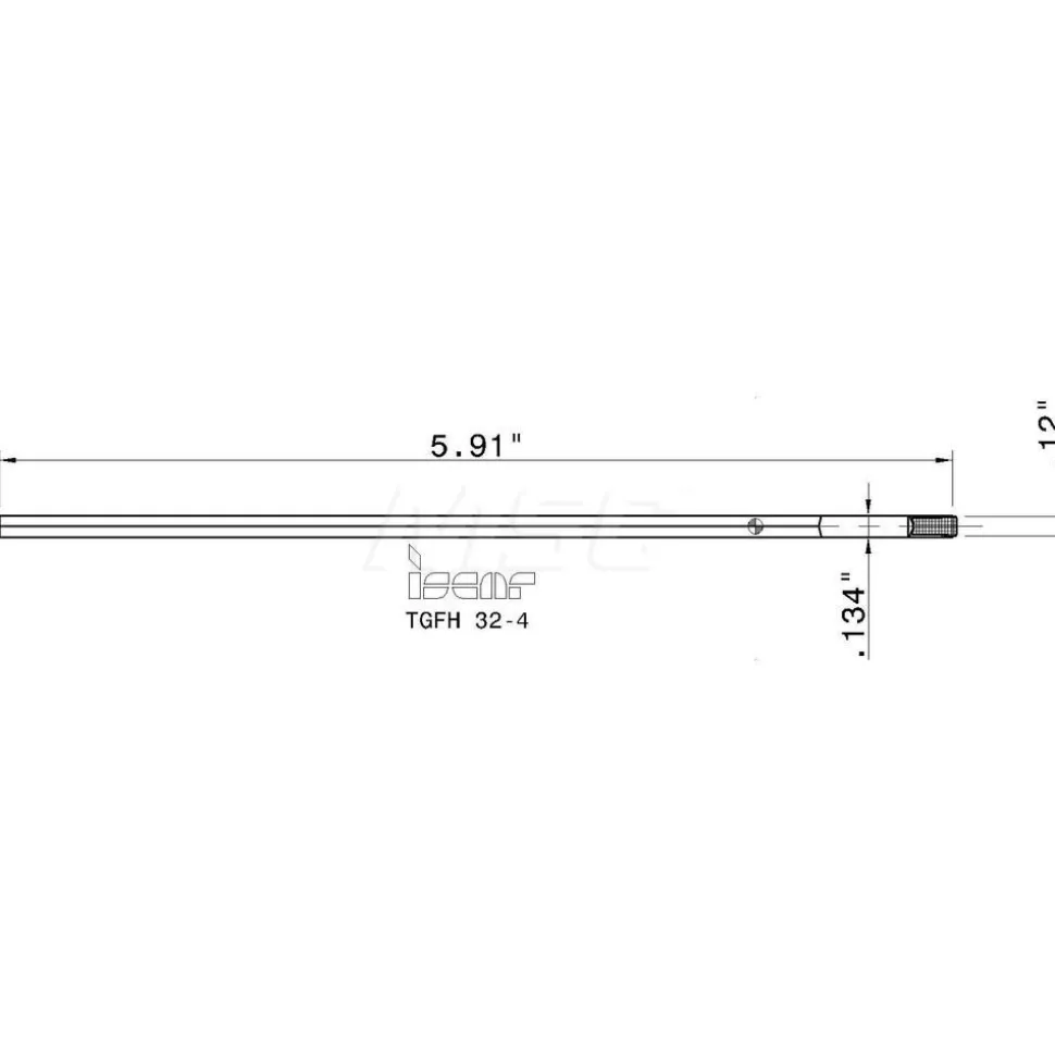 TGFH Single End Neutral Indexable Cutoff Blade