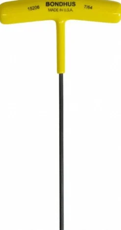 T-Handle Hex Key: 3/32", Hex End