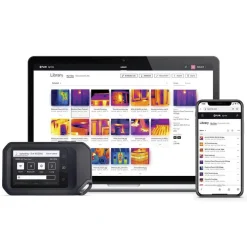 Thermal Imaging Cameras; Camera Type: Thermal Imaging IR Camera; Display Type: 3" Color LCD; Compatible Surface Type: Dull; Dark; Light; Shiny; Field Of View: 45 Degree Horizontal x 34 Degree Vertical; Power Source: Li-Ion Rechargeable Battery; Batteries Included: Yes; Focus Method: Fixed