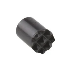 8-32 Thread, 1/4" Dia, 3/8" High, Threaded, Extra Fine Tooth Grade Diamond Serration Tooth Pattern, High Speed Steel, Round Positioning Gripper