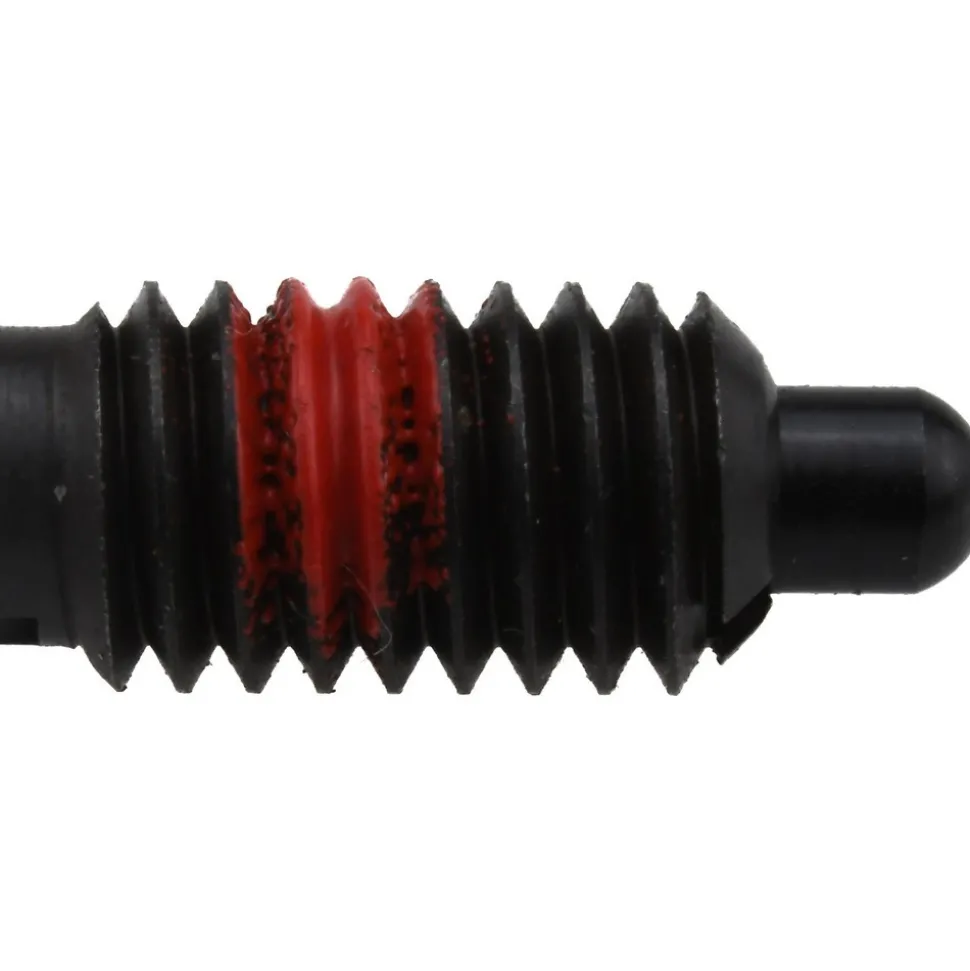 Threaded Spring Plunger: 3/8-16, 11/16" Thread Length, 0.186" Dia, 3/16" Projection