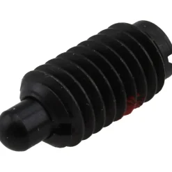 Threaded Spring Plunger: 3/8-16, 11/16" Thread Length, 0.186" Dia, 3/16" Projection