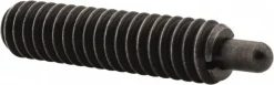 Threaded Spring Plunger: 1/4-20, 1" Thread Length, 0.118" Dia, 3/16" Projection