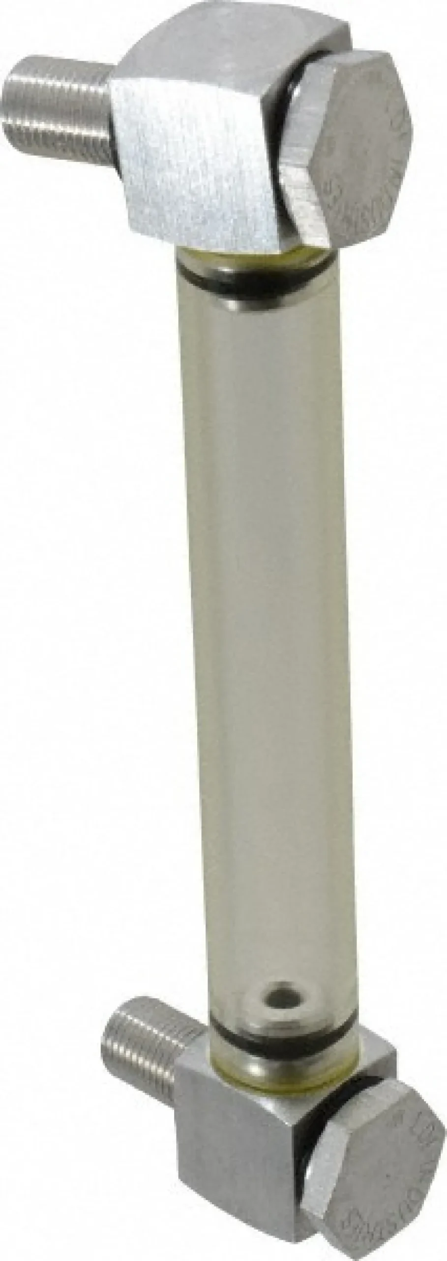 1/2-20 Thread, 4-9/32 Inch Sight Length, 125 Max psi, Closed Circuit Liquid Level Rigid Plastic Sight Gauge