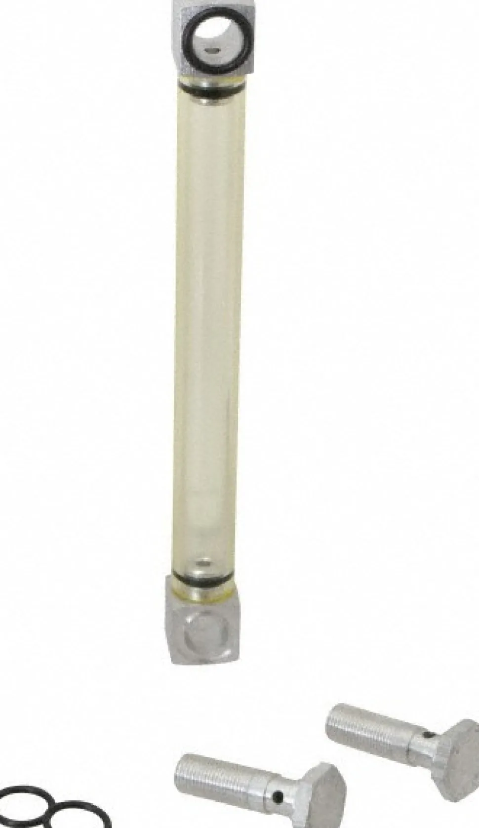 1/2-20 Thread, 6-9/32 Inch Sight Length, 125 Max psi, Closed Circuit Liquid Level Rigid Plastic Sight Gauge