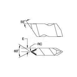 Threading Insert: NT3RK KC5010, Carbide