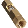 3/4" Thread, 4-3/4" OAL, Inline Sight Glass & Flow Sight