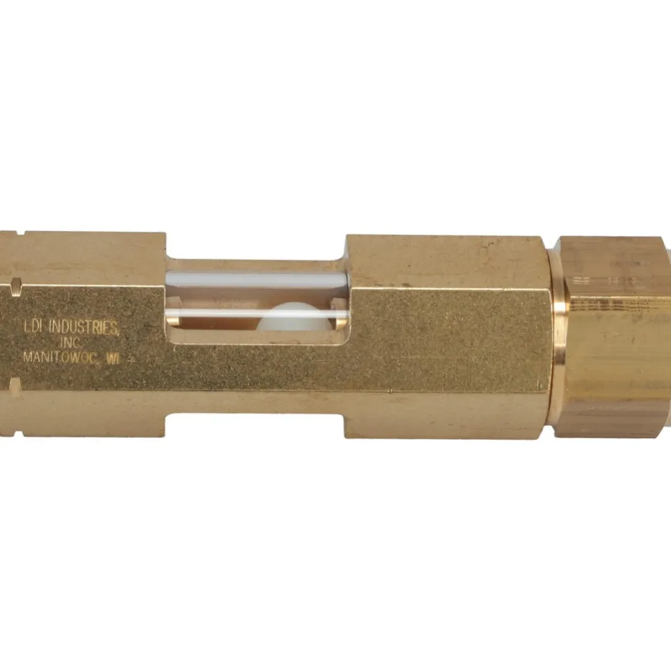 3/4" Thread, 4-3/4" OAL, Inline Sight Glass & Flow Sight
